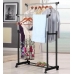 /Телескопічна подвійна стійка-вішалка для одягу Double-Pole 160х100 см, велика