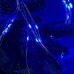 Світлодіодна гірлянда-нитка мідний дріт Кінський хвіст 200 LED Magic Lights крапля 2 м синій