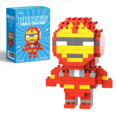 Конструктор піксельний Bricks 3021-F Залізна людина 150 деталей