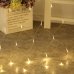 / Світлодіодна гірлянда-сітка прозорий дріт 5 м Euro Led 200 LED теплий білий