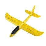 Іграшковий літак пінопласт 45 см жовтий