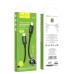Кабель Type-C/Apple Lightning 1 м HOCO X89 Wind 20 Вт 2.4 А чорний