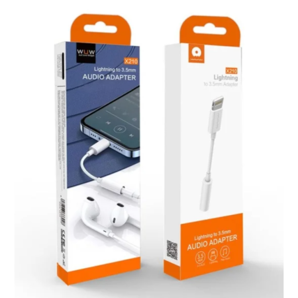 Аудіокабель WUW-X210 White new