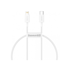 Кабель Type-C/Apple Lightning 0.25 м Baseus Superior 20 Вт білий