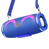 Колонка портативна HOCO HC12 Sports Bluetooth LED FM синій Колонка портативна HOCO HC12 Sports Bluetooth LED FM синій