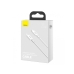 Кабель Type-C/Apple Lightning 0.25 м Baseus Superior 20 Вт білий