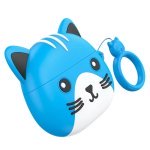Навушники бездротові вкладки Hoco EW46 Dodge Cat Bluetooth блакитний