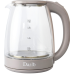 Електрочайник Dario DR1802 скло 1.8 л сірий Електрочайник Dario DR1802 скло 1.8 л сірий