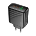 Зарядний блок живлення 2xType-C+USB HOCO CS26A Article 45 W 5 V 3 A чорний