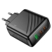 Зарядний блок живлення 2xType-C+USB HOCO CS26A Article 45 W 5 V 3 A чорний