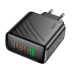 Зарядний блок живлення 2xType-C+USB HOCO CS26A Article 45 W 5 V 3 A чорний