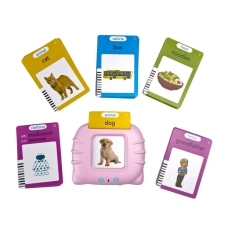 Іграшковий планшет для вивчення англійської мови звукові ефекти 11.5 х 9 см рожевий