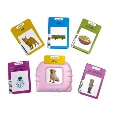 Іграшковий планшет для вивчення англійської мови звукові ефекти 11.5 х 9 см рожевий