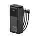 Універсальна мобільна батарея 30000 mAh WUW Y31 10.5 W повербанк з дисплеєм чорний