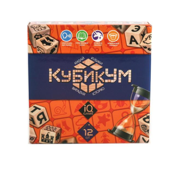 Розвиваюча настільна гра "КубикУм", ДТ-БИ-07-40 new