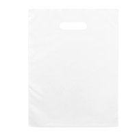 Пакет-банан поліетиленовий 30 х 40 см Однотонний Wellpacks білий