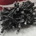 / Світлодіодна гірлянда-нитка чорний дріт 200 LED Xmas 18 м 8 режимів теплий білий