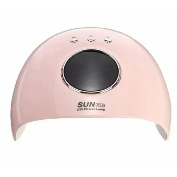 Лампа для манікюру гібридна SUN X28 UV/LED USB рожевий