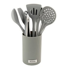 Кухонний набір MAGIO MG-1129 настільний 7 предметів силікон сірий