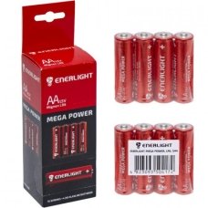 Батарейка ENERLIGHT Mega Power Alkaline LR-6 SP-4 AA new