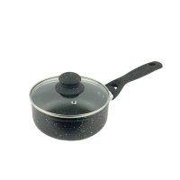 Сотейник гранітне антипригарне покриття Empire Стон EM-5510 з кришкою діаметр 18 см