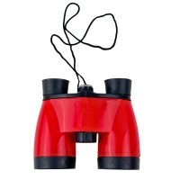 Дитячий іграшковий бінокль C446 пластик 13.5 см червоний