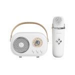 Колонка портативна з мікрофоном Bluetooth білий