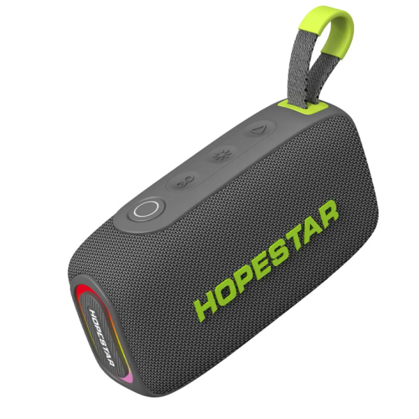 Колонка портативна HOPESTAR H67 Bluetooth LED grey new