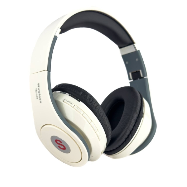 Навушники бездротові накладні TM-003S FM MP3 Bluetooth білий