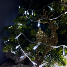 Світлодіодна гірлянда-нитка прозорий дріт 500 LED Magic Lights ліхтарики 20 м 8 режимів білий