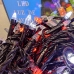 / Світлодіодна гірлянда-нитка чорний дріт 200 LED Euro Led 9 м 8 режимів мульти / Світлодіодна гірлянда-нитка чорний дріт 200 LED Euro Led 9 м 8 режимів мульти