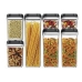 Набір контейнерів для круп 7 штук FOOD Storage Container Set пластик прозорий