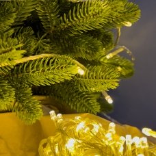 Світлодіодна гірлянда-нитка прозорий дріт 500 LED Magic Lights ліхтарики 24 м 8 режимів теплий білий