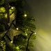 Світлодіодна гірлянда-нитка чорний дріт 500 LED Euro Led кулька маленька 25 м 8 режимів теплий білий
