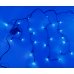 / Світлодіодна гірлянда-завіса чорний дріт 120 LED Euro Led 3 м 8 режимів синій