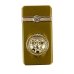 Запальничка газова турбо Пантера 1-51 п'єзовий підпал метал золотистий