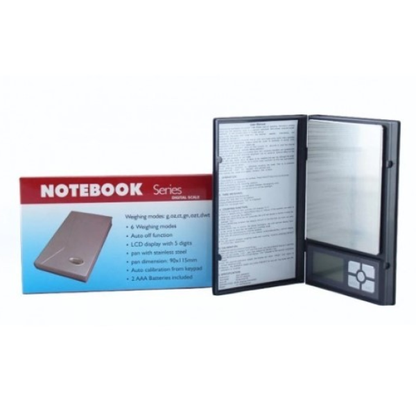 / Ваги ювелірні електронні Notebook 1108 Series iDigital Scale 500г Чорний