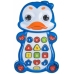 Інтерактивна іграшка телефон Limo Toy 7614UA Пінгвін зі звуковими та світловими ефектами 14 см синій Інтерактивна іграшка телефон Limo Toy 7614UA Пінгвін зі звуковими та світловими ефектами 14 см синій