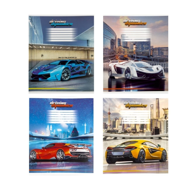 Зошит 24 аркуші лінія = Поліграфіст 872 Driving Dynamics