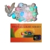 / Світлодіодна гірлянда-нитка білий дріт 100 LED Magic Lights 3 м матова кулька мульти