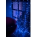 / Світлодіодна гірлянда-завіса прозорий дріт 3 м х 2.5 м Euro Led 425 LED 8 режимів синій