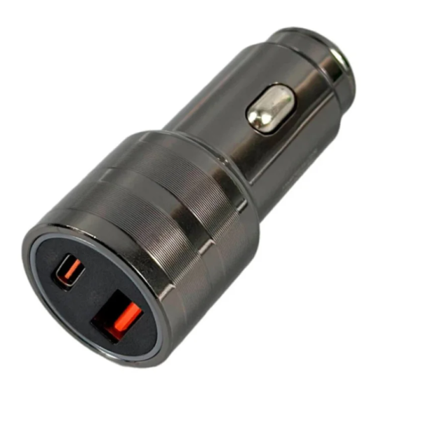 Автомобільний зарядний пристрій WUW C279 PD30W+25W Black new