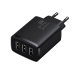 Зарядний блок живлення 3хUSB Baseus Compact Charger 17 W 5 V 3.4 А чорний