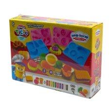 Набір творчості тісто для ліплення 12 кольорів Шеф-Кухар Сендвіч-бар Master Do ДТ-ТЛ-02129