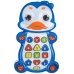 Інтерактивна іграшка телефон Limo Toy 7614UA Пінгвін зі звуковими та світловими ефектами 14 см синій