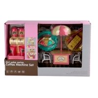 Ігровий набір 4в1 Кав'ярня 71022-69 з посудом та десертами рожевий