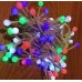 / Світлодіодна гірлянда-нитка білий дріт 100 LED Magic Lights 3 м матова кулька мульти