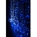 / Світлодіодна гірлянда-завіса прозорий дріт 3 м х 2.5 м Euro Led 425 LED 8 режимів синій