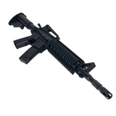 Дитячий автомат 223-A8 з прицілом та світловими ефектами пластикові кульки 62 см чорний