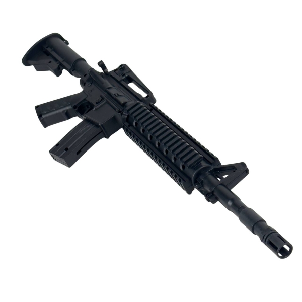 Дитячий автомат 223-A8 з прицілом та світловими ефектами пластикові кульки 62 см чорний